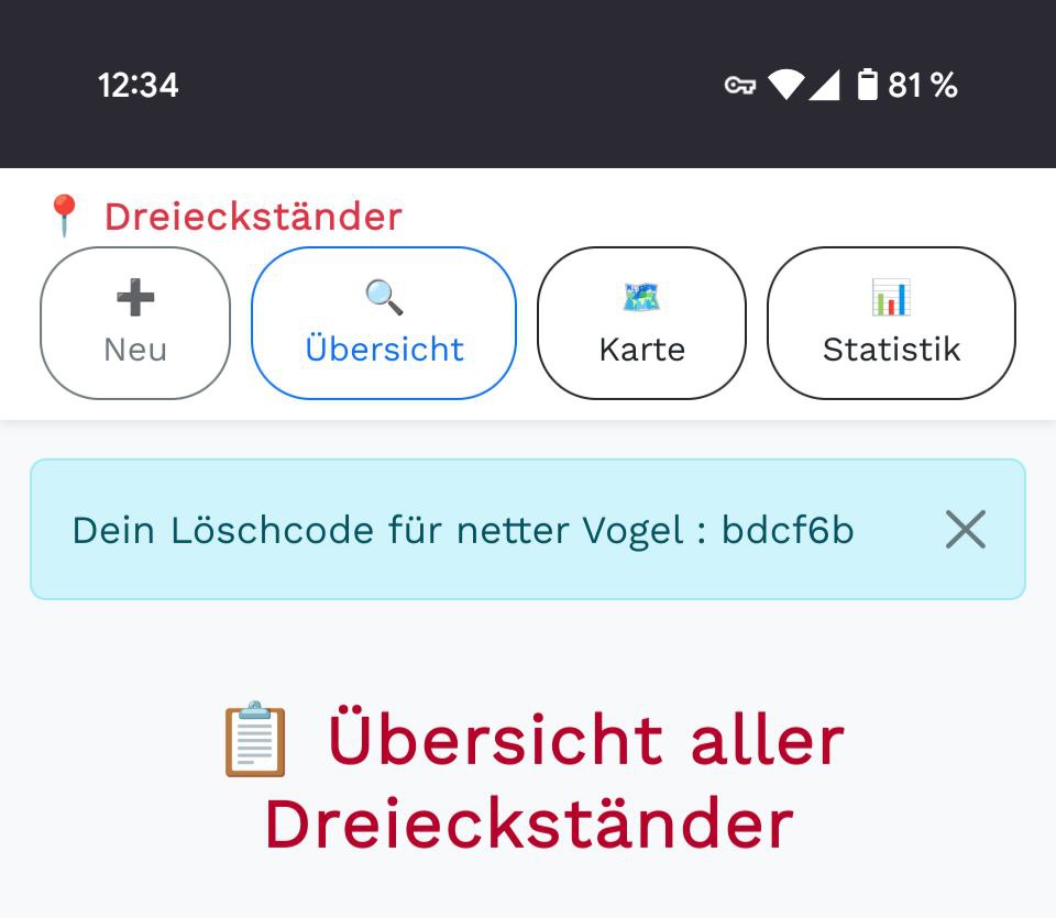 Löschcode Beispiel